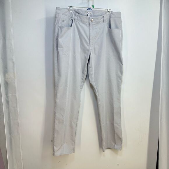 Peter Millar Size 38/30 Gray Lightweight Trousers. - Picture 1 of 10